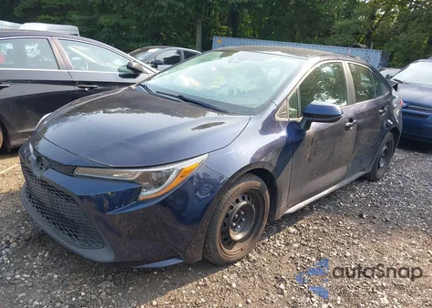 2021 Toyota Corolla Le z USA, uszkodzony, nr VIN 5YFEPMAEXMP259058